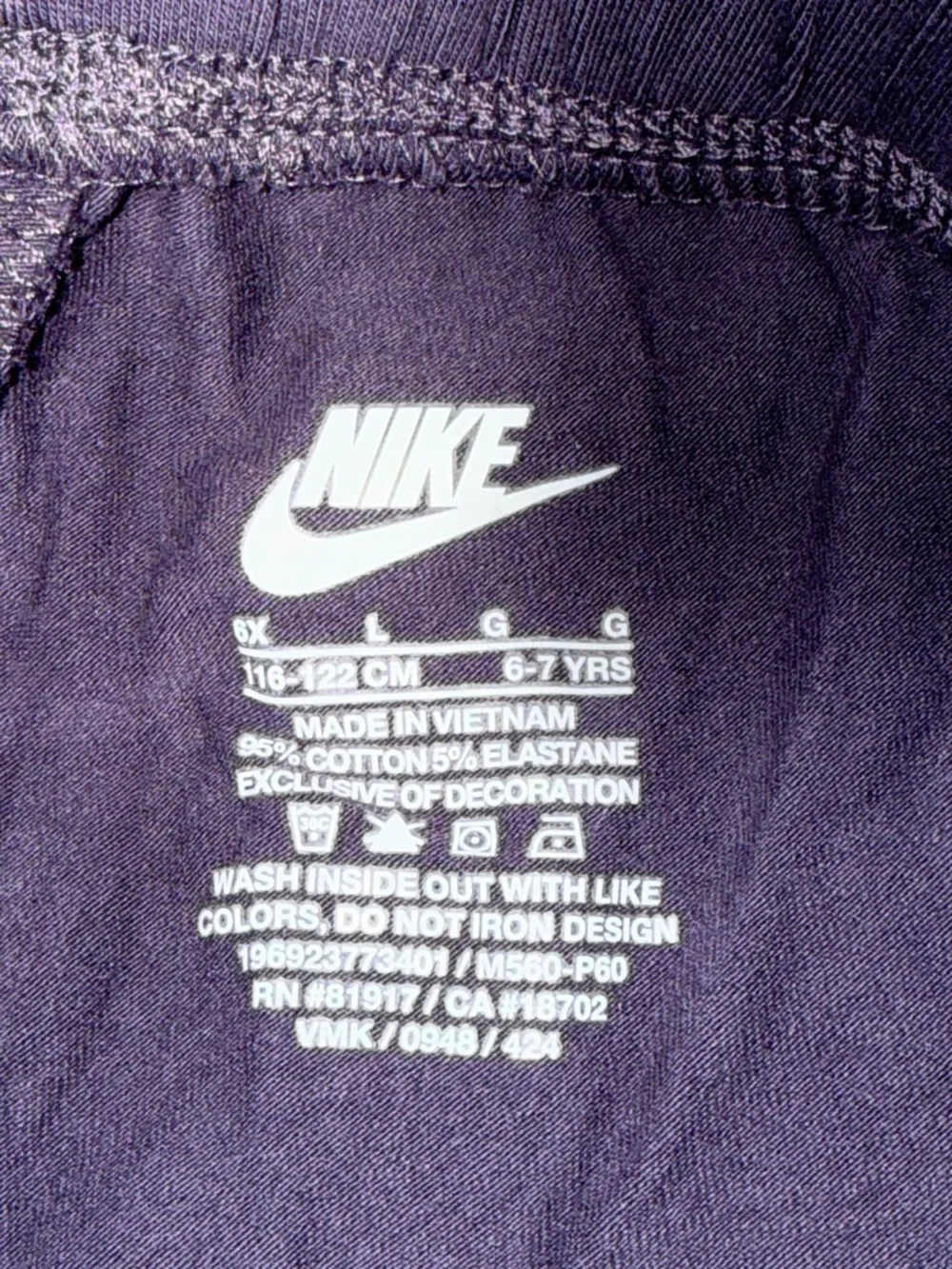 Girls Nike 2 Piece Set (6X) Flared Legging LS Top - Picture 11 of 11